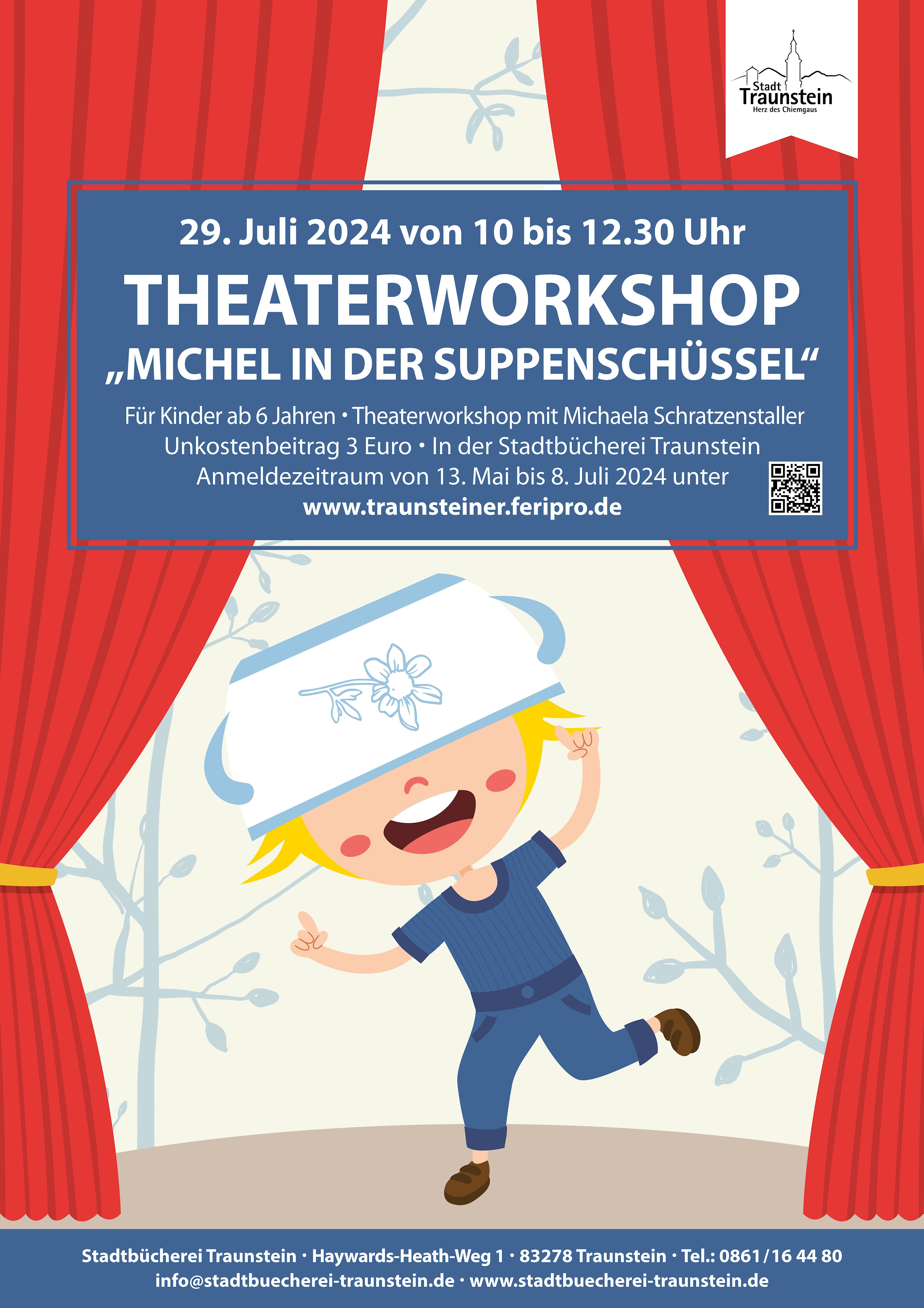 Kinder spielen Theater: Michel in der Suppenschüssel
